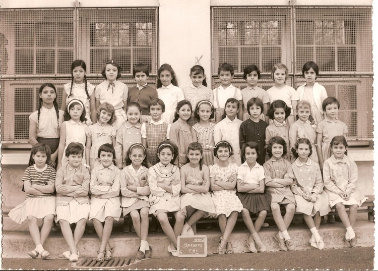 1960 - CM1 - Ecole primaire de filles rue barnave