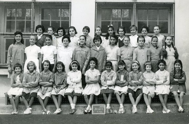 1960 - CM2 - Ecole primaire de filles rue barnave