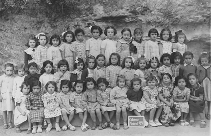 1951 - Cp - Ecole colonne voirol