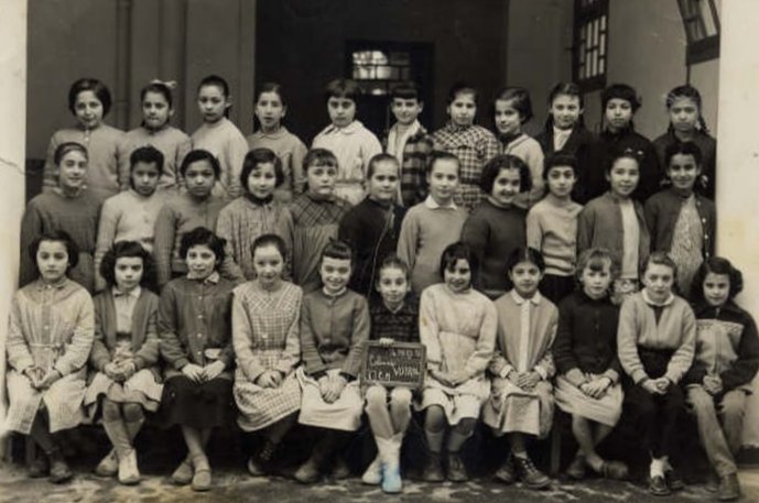 1956 - CM1 - Ecole colonne voirol
