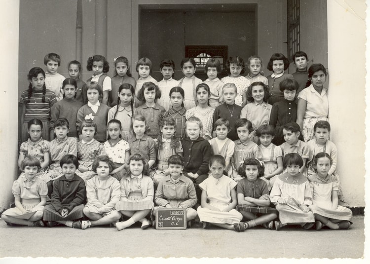 1959 - CE1-CE2 - Ecole colonne voirol