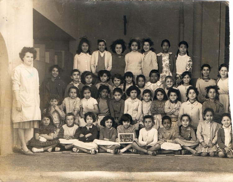 1963 - Classe  CE  - Ecole colonne voirol