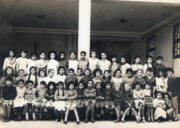 1965 - Classe CM - Ecole colonne voirol