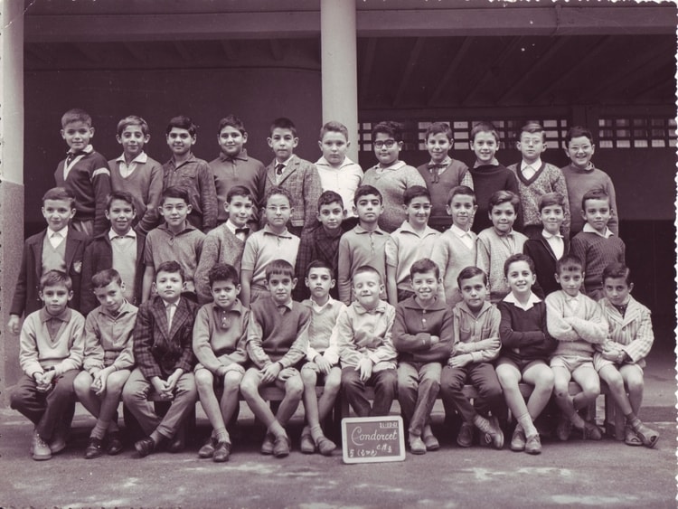 1961 - CM 2 année 1961-1962 - Ecole condorcet