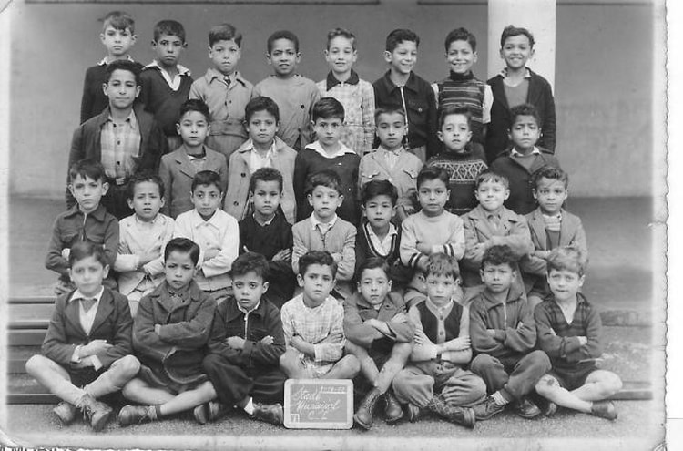 1950 - Cours elementaire - Ecole du stade municipal