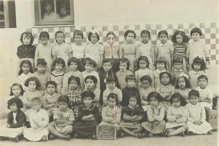 1955 - Classe enfantile 1ère année - Ecole du stade municipal