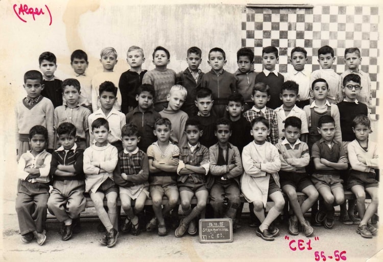 1955 - CE1 - Ecole du stade municipal