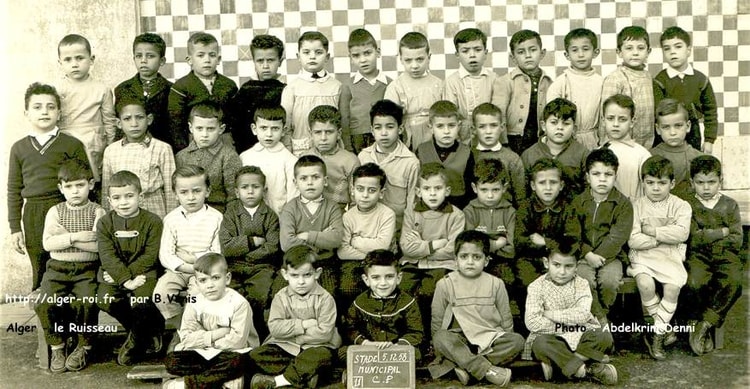 1958 - Cours Préparatoire CP - Ecole du stade municipal