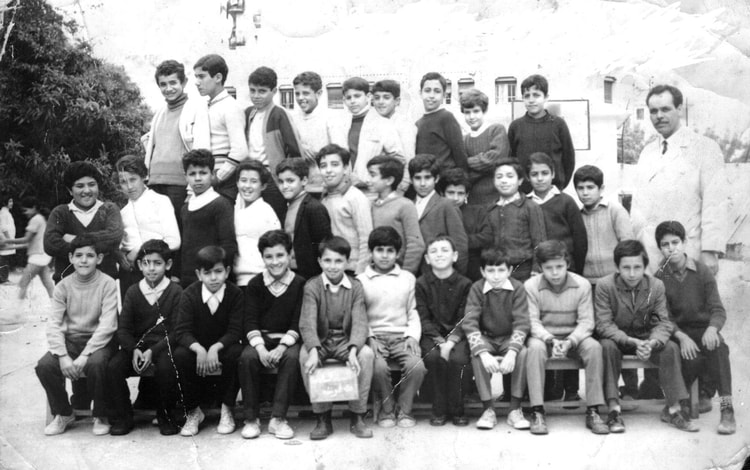 1972 - 6ème année élémentaire - Ecole du stade municipal
