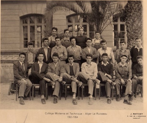 1954 - 1ère industriellle - College technique du ruisseau