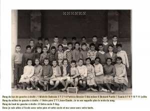 1960 - CM1 - 4 - Ecole des deux-moulins