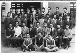 1955 - Classe de 3ème  - La corderie