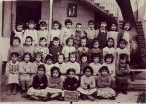 1954 - Classe de CP  - Ecole du village d'isly