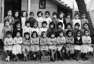 1955 - Cours Preparatoire 55-56 - Ecole du village d'isly