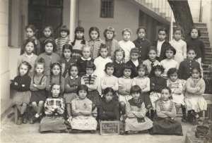 1957 - CP - Ecole du village d'isly