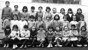 1960 - Cour préparatoire - Ecole du village d'isly