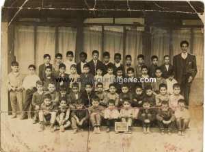 1963 - Classe avec mr Derradji - Léon roches