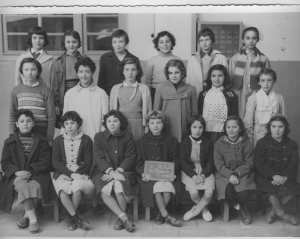 1956 - Cours Moyen 2 B - Ecole de filles de la redoute