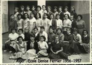 1955 - Tirman classe de 4ème - Ceg rue tirman