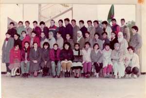 1986 - 1 Année secondaire ( 1AS MT )   85/86 - Lycée fougeroux abderahmene ibnou roustom
