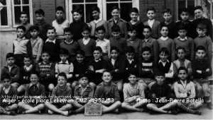 1952 - C M 2 1952 1953 - Ecole laique place lelievre