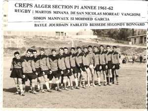 1961 - 1°ANNEE CREPS - Cneps de ben aknoun alger