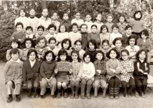 1977 - 2 Année primaire classe D    76/77 - Ecole fougeroux