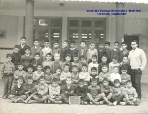 1960 - 1er Année Préparatoire 1960/1961 - Ecole des sources birmandreis