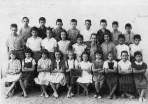 1958 - Photo de classe mai 58 - Ecole des pins maritimes
