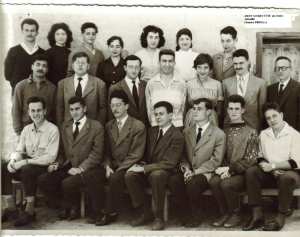 1957 - Classe de 1° - Cours rousselot