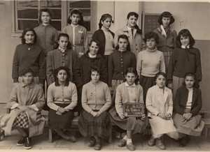 1956 - Classe du CEP - Ecole de filles la redoute