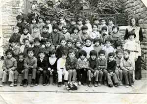 1975 - 1ère Année Primaire le 22-04-1975 - Fort l'empereur