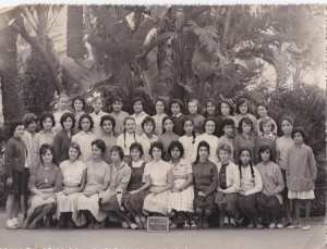 1961 - Classe de 5e - Parc de galland