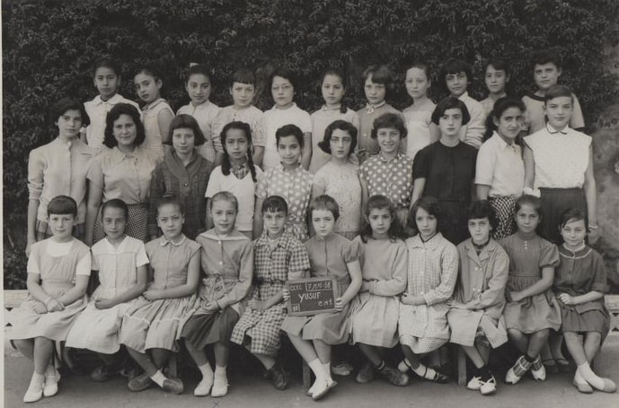 1958 - CM1 Ecole des Filles Chemin Yusuf ALGER - école yusuf