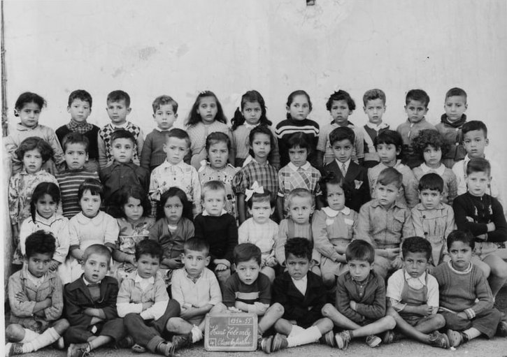 1954 - Classe enfantine Haut Télemly - Ecole du haut telemly