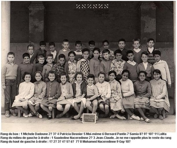 1960 - CM1 - 4 - Ecole des deux-moulins