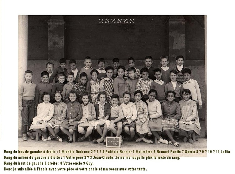 1960 - CM1 - 4 - Ecole des deux-moulins