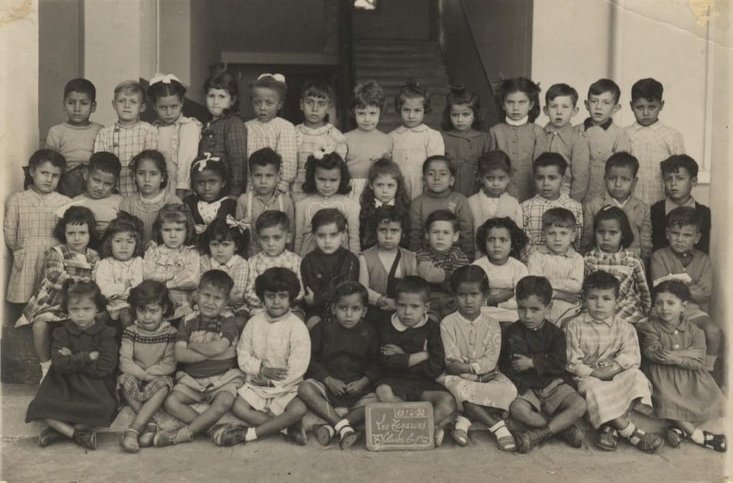 1953 - Cours preparatoire - Ecole des tagarins