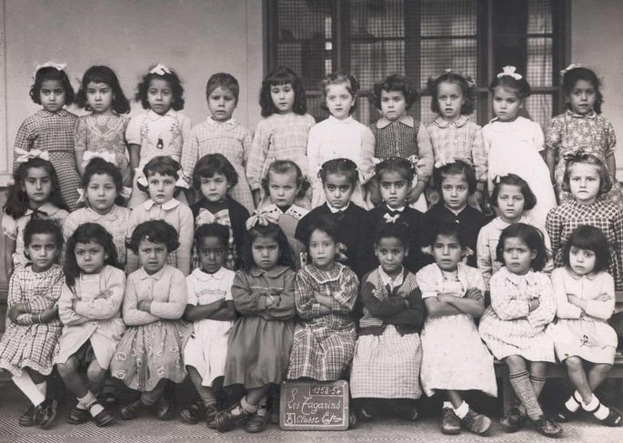 1954 - Les tagarins - enfantine - Ecole des tagarins