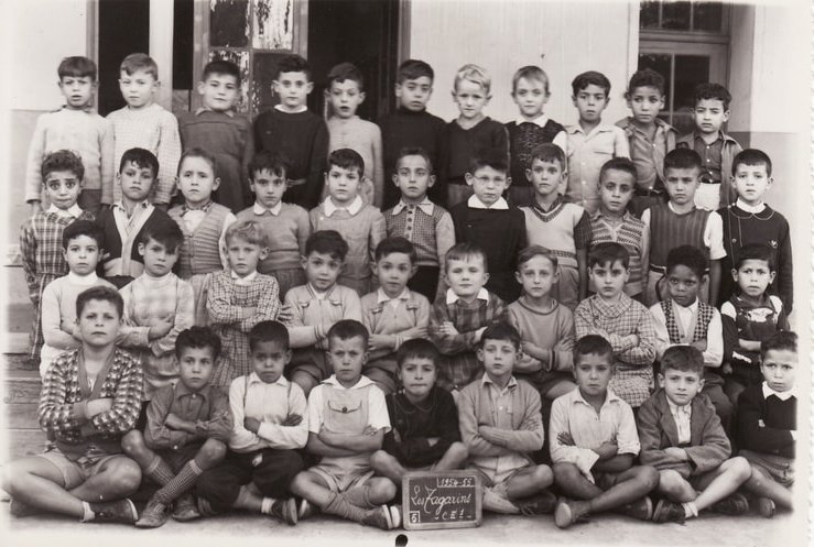 1955 - Les Tagarins_CE1_Alger - Ecole des tagarins