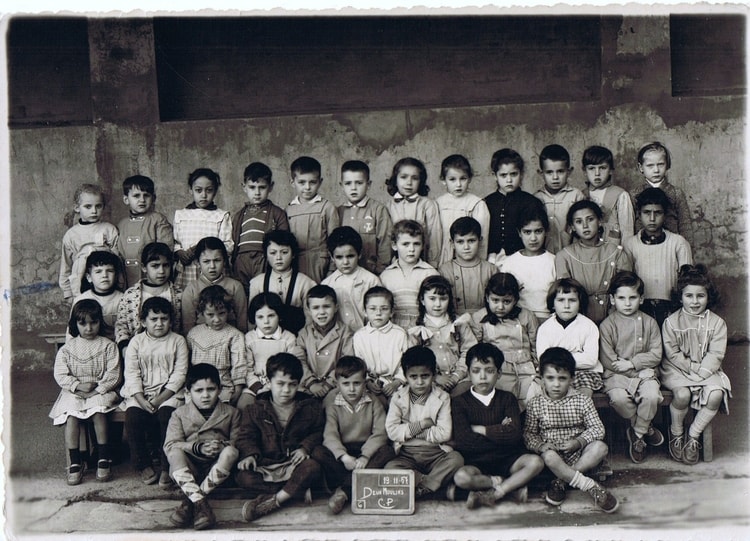 1957 - Cours Préparatoire - Ecole des deux-moulins