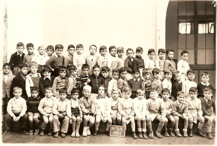 1950 - CP LE GOLF 1950/1951 - Ecole fourastier- le golf