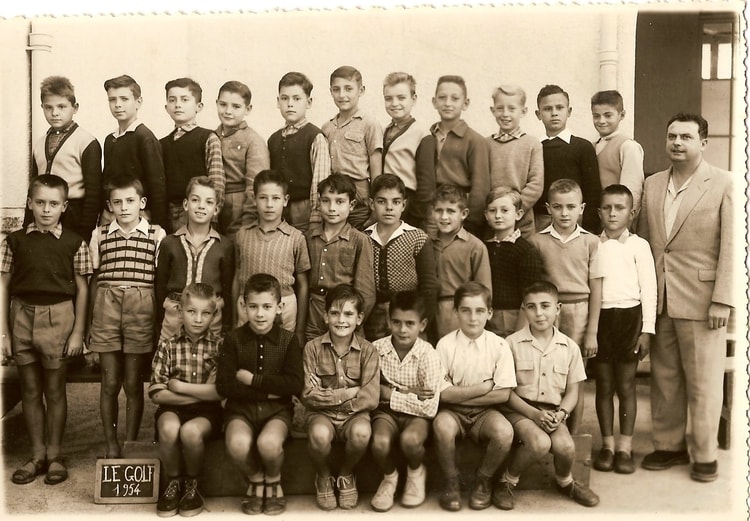 1954 - CM1 LE GOLF 1954 - Ecole fourastier- le golf