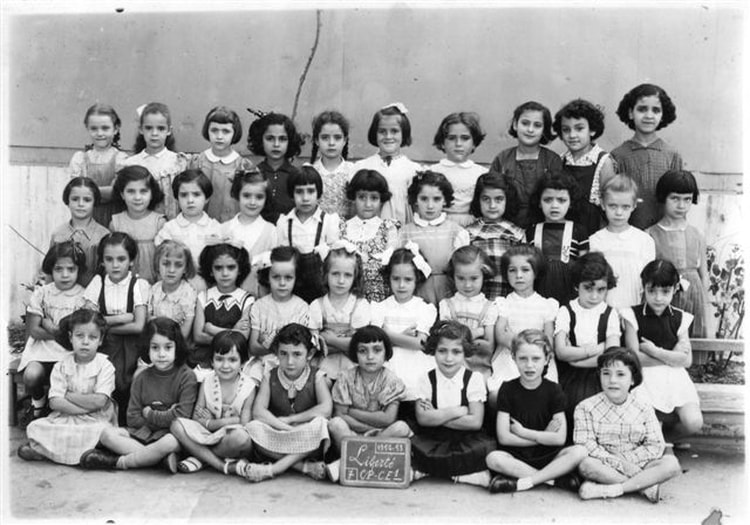 1950 - Cp - Ecole primaire rue de la liberté