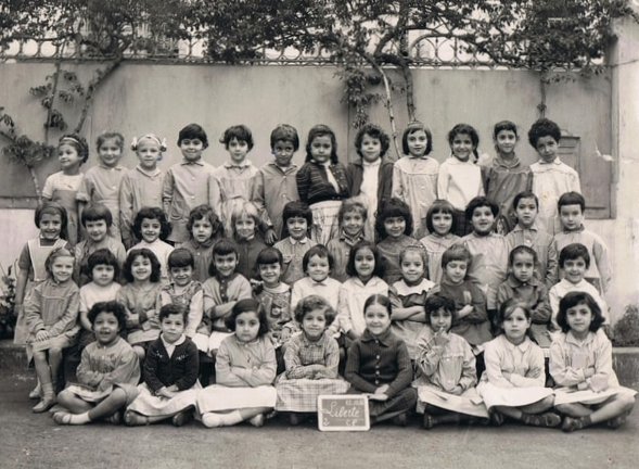 1961 - Cours préparatoire Liberté 2 - Ecole primaire rue de la liberté