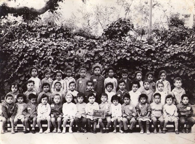 1964 - Classe maternelle-1964 - Ecole du bd gambetta