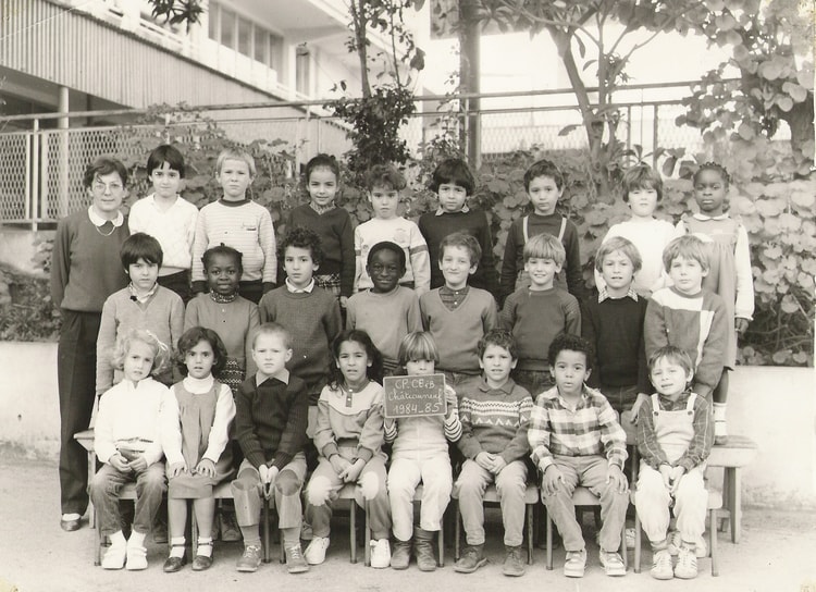 1984 - CP-CE1b - Ecole maternelle châteauneuf