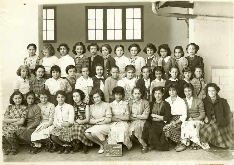 1953 - Ecole Barnave 1953/1954 - 6ème  - Cours cmplémentaire barnave