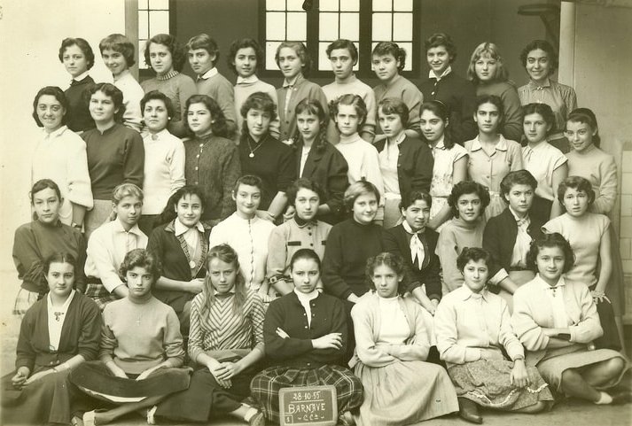 1955 - Ecole Barnave 1955/1956 - 4ème - Cours cmplémentaire barnave