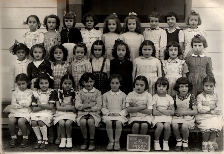 1952 - CE1 - Ecole du village d'isly
